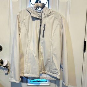 Womens XL white fur lined coat ZEROXPOSUR